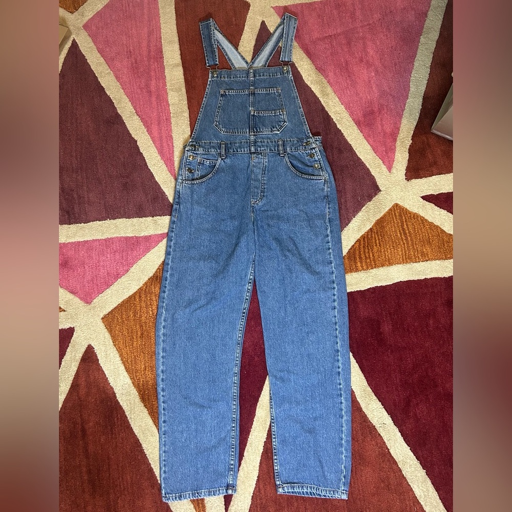 Free People Ziggy Classic Blue Denim Overalls for Women